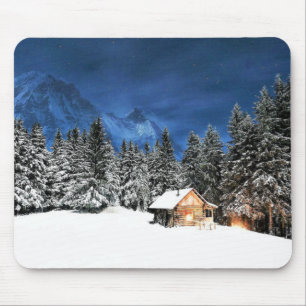 Rundblick auf die Berge Mousepad