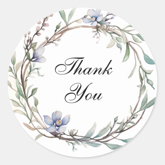 Rundblumen-Hochzeiten-Siegel Runder Aufkleber (Vorderseite)
