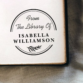 Rundbotanisch aus der Bibliothek des Buchzeichens Permastempel