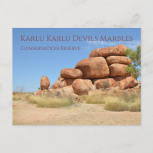 Rundboulders, Karlu Karlu, Murmeltiere Postkarte