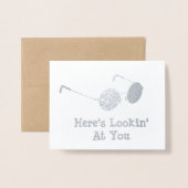 Rundbrille - Hier sehen Sie Ihre Spektren Folienkarte (Vorderseite mit Umschlag)