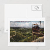 Rundbrücke Pazifische Eisenbahnansicht Postkarte (Vorne/Hinten)