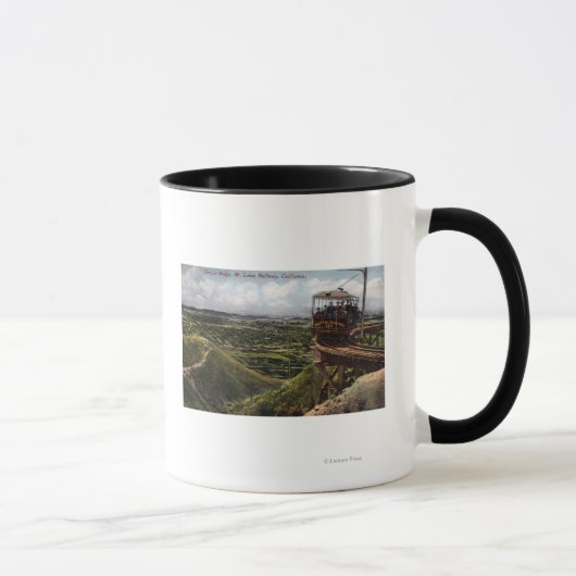 Rundbrücke Pazifische Eisenbahnansicht Tasse (Rechts)