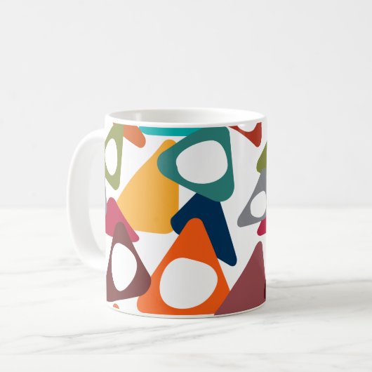 Runddreiecke Kaffeetasse (Vorderseite Links)