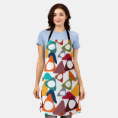 Runddreiecke Schürze (Getragen)