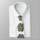 Rundduck-FotoCollage, Neck Tie Krawatte (Gebunden)