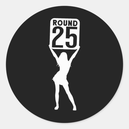 Runde 25 runder aufkleber (Vorderseite)