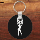 Runde 25 schlüsselanhänger (Vorderseite)