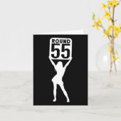 Runde 55 karte (Gelbe Blume)