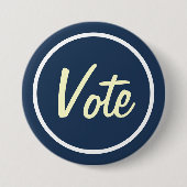 Runde Abstimmung Button (Vorderseite)