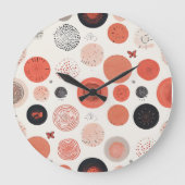 Runde Acryllenhalterung Große Wanduhr (Vorderseite)