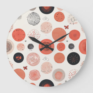 Runde Acryllenhalterung Große Wanduhr