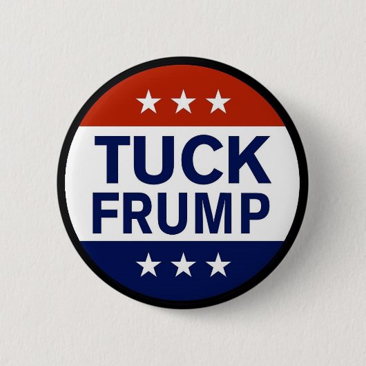 Runde Anti Trump Tuck Frump Button (Vorderseite)