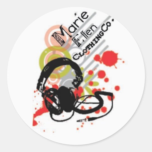 Runde Aufkleber (Vorderseite)