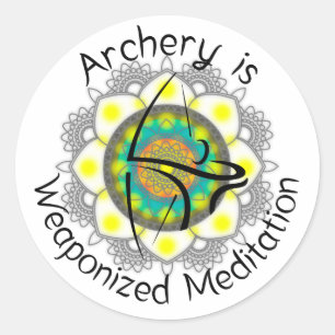 Runde Aufkleber für Bogen-Hüllen