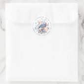 Runde Aufkleber für Meeresschildkröten (Tasche)