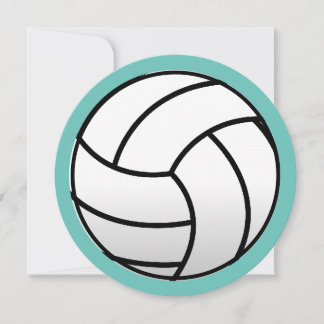Runde Beachvolleyball Einladungen zum Geburtstag