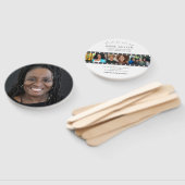 Runde Beerdigung Programm Fan Classic & Soft Fächer (Non-assembled)