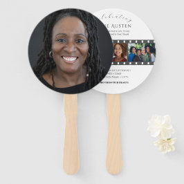 Runde Beerdigung Programm Fan Classic & Soft Fächer