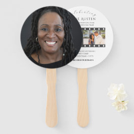 Runde Beerdigung Programm Fan Classic & Soft Fächer