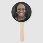 Runde Beerdigung Programm Fan Classic & Soft Fächer (Vorderseite)