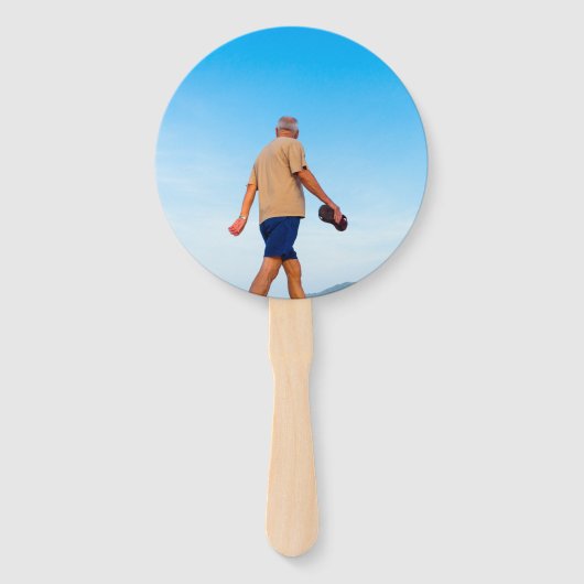 Runde Beerdigung Programm Fan Spirituell & trösten Fächer (Vorderseite)