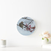 Runde Bibel Vers Matt 10:29 Wanduhr (Zuhause)