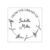 Runde Blume für einfaches Skript Gummistempel (Prägung)