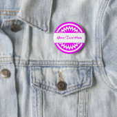 Runde Blume - Magenta Button (Beispiel)