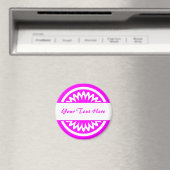 Runde Blume - Magenta Magnet (In Situ (Geschirrspüler))