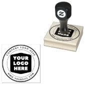 Runde Briefmarke für Ihr Firmenlogo Gummistempel (Stempel)