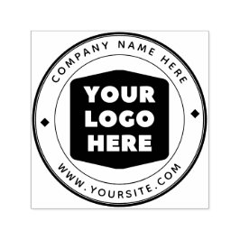 Runde Briefmarke für Ihr Firmenlogo Permastempel