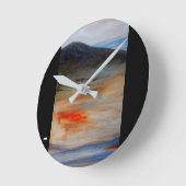 Runde der Acrylmauer (Mittel) 14 Runde Wanduhr (Winkel)