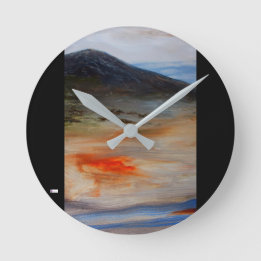 Runde der Acrylmauer (Mittel) 14 Runde Wanduhr