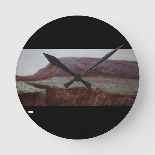 Runde der Acrylmauer (Mittel) 5 Runde Wanduhr (Vorderseite)
