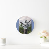 Runde der Acrylmauer (Mittel) 8 Runde Wanduhr (Zuhause)