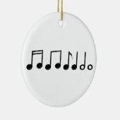 Runde der Musical Notes Ornament (Rechts)