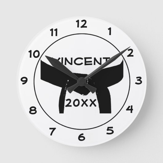 Runde des Black Gelt Wanduhr (Vorderseite)