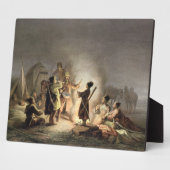 Runde des Camps Feuer (farbige Litho) Fotoplatte (Seite)
