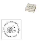 Runde des Handwerks des Handwerks des Handwerks 4 Gummistempel (Stempel)