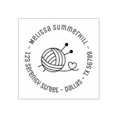 Runde des Handwerks des Handwerks des Handwerks 4 Gummistempel (Prägung)