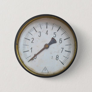 Runde Druckanzeiger-Meter-Skala Button