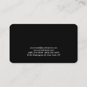 Runde Ecke Berufliche Schlichte Visitenkarte (Rückseite)