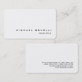 Runde Ecke Einfache Berufliche Visitenkarte (Vorne/Hinten)