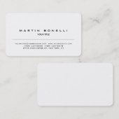 Runde Ecke Moderne Berufliche Visitenkarte (Vorne/Hinten)