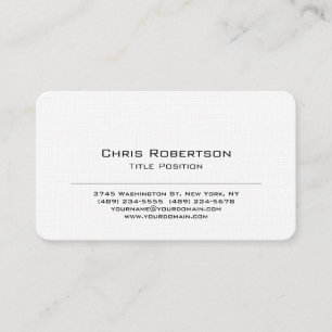 Runde Ecke Wäsche Charming Business Card Visitenkarte
