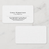 Runde Ecke Wäsche Charming Business Card Visitenkarte (Vorne/Hinten)