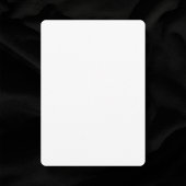 Runde Ecken 5" x 7" Schlichte Blankenhochzeit Einladung