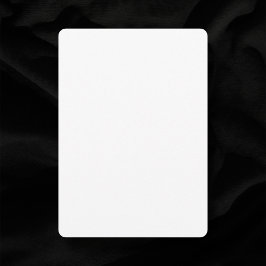 Runde Ecken 5" x 7" Schlichte Blankenhochzeit Einladung