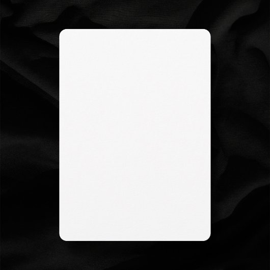 Runde Ecken 5" x 7" Schlichte Blankenhochzeit Einladung